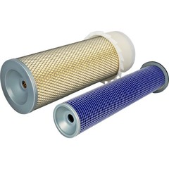 Outer Inner Air Filter Kit P182062 P119539 Fit for Case IH 1840 1845C Skid Steer