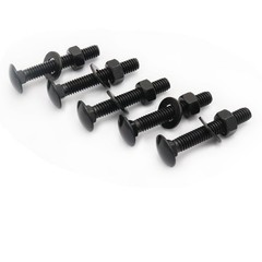 SCXCLY 10 Sets Carriage Bolts Screws, (5/16-18 x 2″) Round Head, Square Neck,…