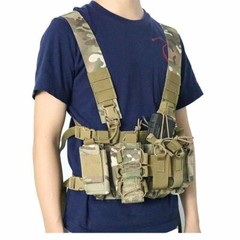 Sirius Survival Tactical Chest Rig with 4 Molle Pouches – Tactical Chest Harness