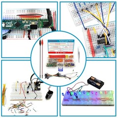 560 Piece Jumper Wire Kit, 14 Lengths Assorted Preformed Breadboard Jumper