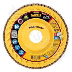 Dewalt DWA8280CTR 4-1/2 X 7/8 40G T27 Ceramic Flap Disc 10/LOT TRIMMABLE MAXTRIM