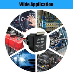 NEW 5-PIN 40/30 AMP 12V DC Waterproof Automotive SPDT Relay Kit pack