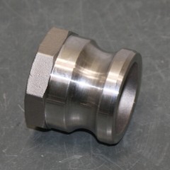 (2) USA Sealing Cam and Groove Fitting BULK-CGF-6, 2″ Type A, 316 SS, A-2, Hose