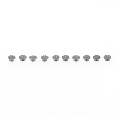 US Dental Orthodontic Metal/Ceramic Clear Lingual Button Bondable Round Base