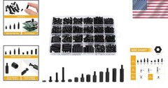 620Pcs M3 Nylon Hex Standoffs and Screw Kit for PCB Assembly & Maintenance