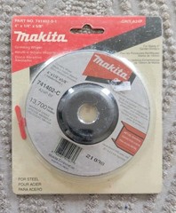 Lot of 4 | MAKITA 4″ x 1/4″ x 5/8″ 24 Grit Grinding Wheel *741402-9-1 *A24P