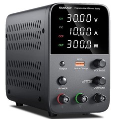 Variable DC Power Supply 30V 10A, Adjustable Bench Power Supply, USB Quick Charg