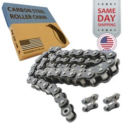 #50 Roller Chain x 10 feet + 2 Connecting Links + Same Day Expedited Shipping