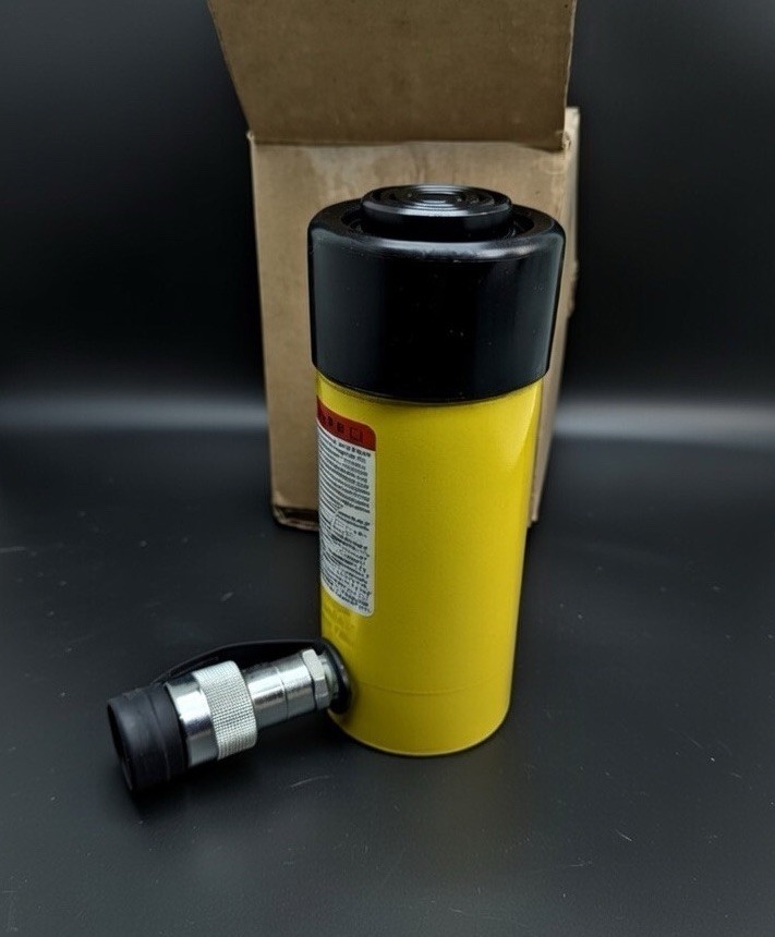 New 25 Ton 4 Inch Stroke Hydraulic Cylinder 10K PSI Same Spec As Enerpac RC254