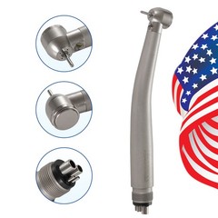 Dental Fiber Optic High Speed Turbine Handpiece 2/4H LED E-generator