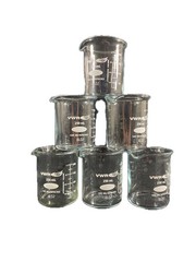 VWR 250mL Low Form Griffin Glass Graduated Beaker Standard 6PK 10754-952