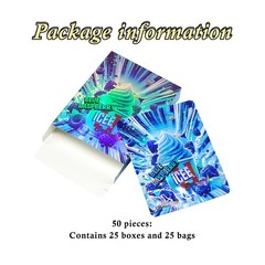25Sets 3.5g Portion Pouch | Smell-Resistant Foil Bag | Thick Mylar Style