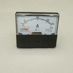 AC 200A Analog Ammeter Panel AMP Current Meter AC 0-200A with transformer