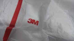 3M 4565-BLK-M 25 Pk Size Medium Hooded Disposable Coveralls