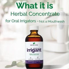 Under The Gums Irrigant Solution – Alcohol-Free, Vegan Herbal Solution for Wa…