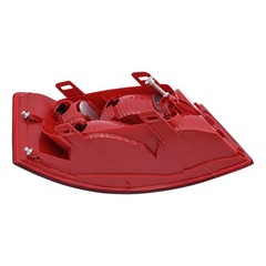 2006-2008 Audi A6 S6 Quattro Halogen Tail Lights Red Clear Lens Red Housing