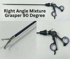 Laparoscopic Right Angle Mixture Grasper 90 Degree 5mmx330mm SS Tool CE Approved