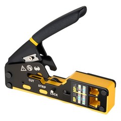 Uimoso Crimping Tool for RJ45/RJ11/RJ12 4/6/8-Pin Modular Connectors