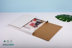 White Vinyl Record Mailers 13×13 Cardboard LP Album Shipping Boxes 20 Pack