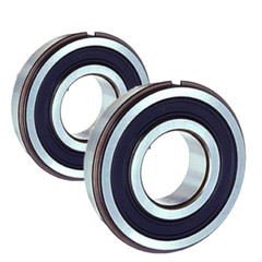 2PACK-6203-2RSNR Premium Sealed Ball Bearing with Snap Ring, 17x40x12