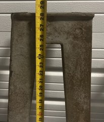Vintage “The National Supply Co” Toledo Ohio Cast Iron Pair Of Legs Off Lathe