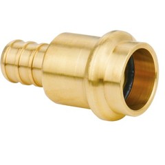 12 Pack 1/2 Press Propress x 1/2 PEX Adapter Crimp Fittings Brass Coupling