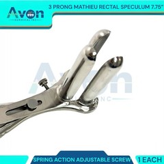 New Premium Grade Mathieu Anal Speculum 3 Prong Prop Display