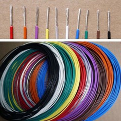 PTFE F46 Multi-Strand Silver Plated Copper Wire Electronic Cable 0.05mm²~10mm²