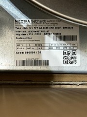NICOTRA GEBHARDT PFP PLENUM FAN 355MM, 460V, ECM BLOWER ASSY 355 E138Y42TPU2137