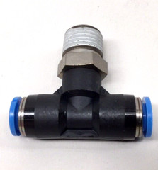 Festo QST-1/4-6 Tee Fitting Push In 6mm Tube X 1/4″ NPT 153108