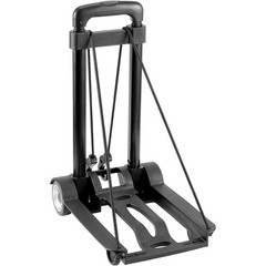 Folding Hand Truck, 55 Lbs 25 KG Heavy Duty Solid Construction Utility Cart w…
