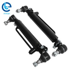 2 Pack D128454 Power Steering Cylinders For Case 2WD 580B 580C 580D 580E