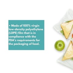 Clear Plastic Reclosable Storage Bags with White Block Choose: Mil, Size & Pack