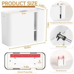 Yieach Touchless Paper Towel Dispenser for Countertop,Home,Bathroom and Kitch…