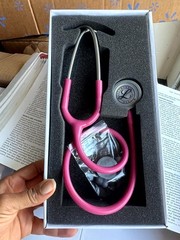 Pink Cardiology Dual Head Stethoscope – Nurse Doctor