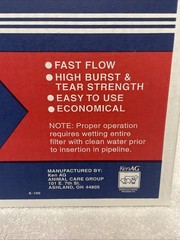 Ken AG Ultra Flow Milk Filter Socks 2-1/4″ X 24″ 100 Count
