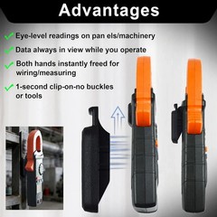 69445 Magnetic Hanger Compatible with Klein Tools Clamp Meters and Multimeters w