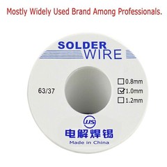 200g 63 37 Tin Rosin Core Solder Wire Electrical Soldering Sn60 Flux .031″/1.0mm