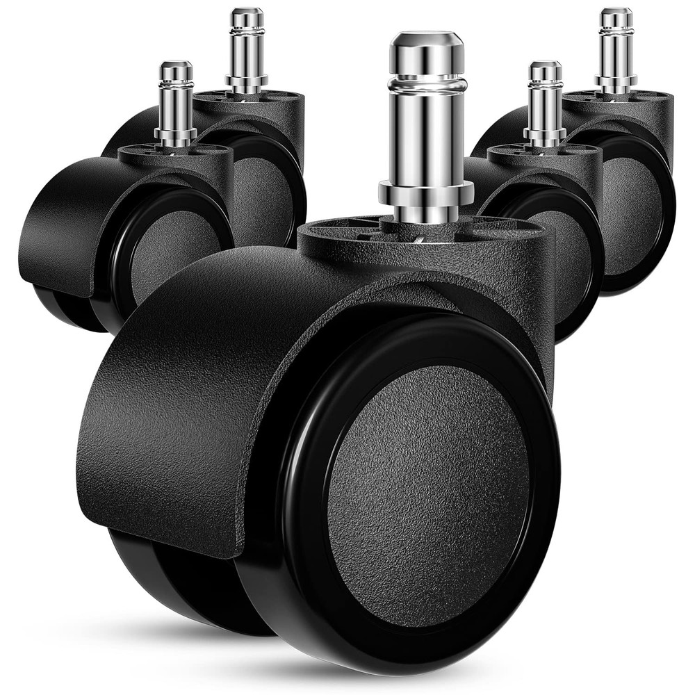 Office Chair Wheels Replacement, 5 Pcs 2 Inch Office Chair Casters Heavy Duty