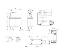 Electric Water Heater Microwave Oven General Relay with Quick Connect Terminals