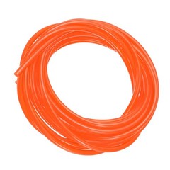 3mm Dia 3 Meters L Polyurethane Round Belts for Industry Smooth Surface Orange