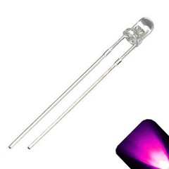 10 x LED 3mm Pink Ultra Bright Water Clear Round Top LEDs Light Lamp RC Car