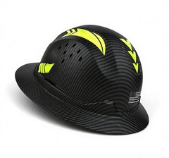 Full Brim Hard Hat Safety Helmet ANSI Type 1 Class C HDPE Construction