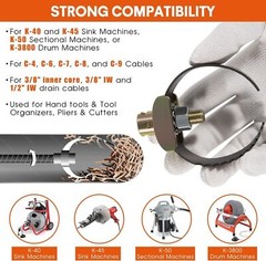 2-1/2″ C Cutter Drain Cleaner Tool 52817 T-231 for Ridgid K-40 K-45 K-50 K-3800