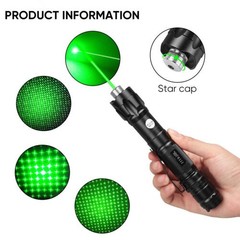 Green Laser Pointer Star Visible Beam Light 2mw Rechargeable Lazer Pen Waterproo