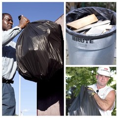 Aluf Plastics 56 Gallon Trash Can Liners (100 100 Count (Pack of 1), Black
