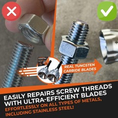 Deburring External Chamfer Tool – Tungsten Carbide Blade for Metal, PVC, 3D Prin