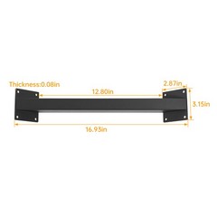 45 Degree Angle Support Bracket Pergola Heavy Duty Connectors Steel 4 Pcs