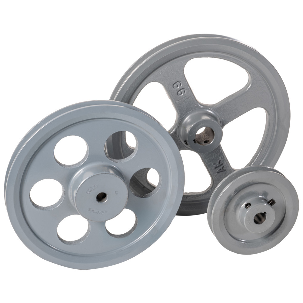 AK51-3/4 V-Belt Sheave, 0.75 in Bore, 3L, 4L, A Belt, 4.95 in OD
