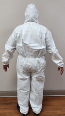 Disposable Coverall 60GSM Painter Bunny Suit White 2XL Non Medical | CASE of 50
